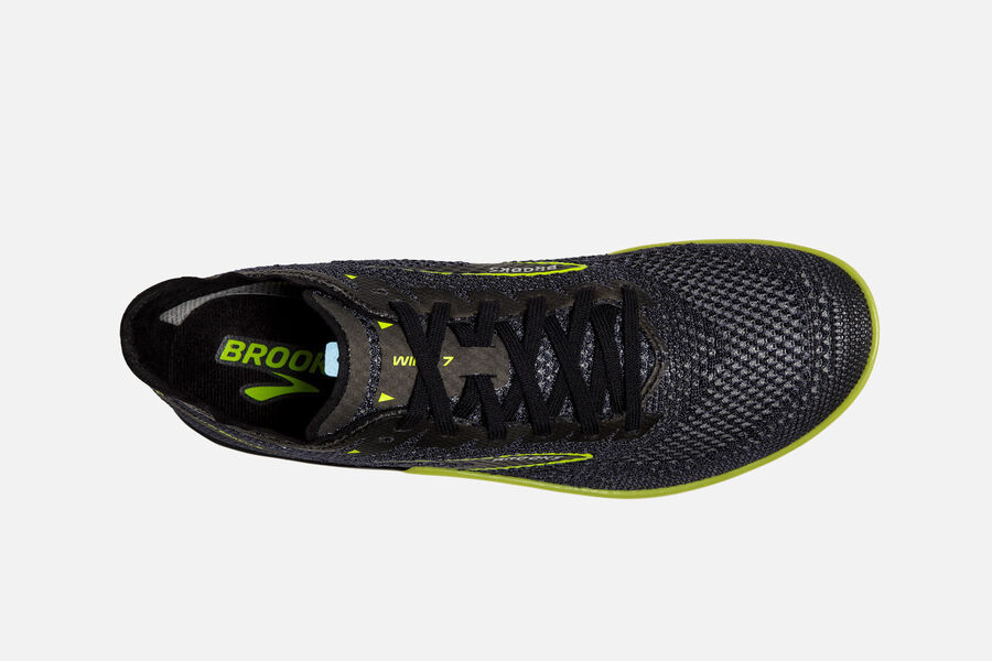 Brooks Wire V7 Spikes Loopschoenen Dames - Zwart/Groen - 124738JNB